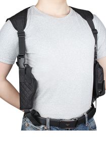 Concealed Carry Holster And Dual Magazine Pouch Shoulder Harness