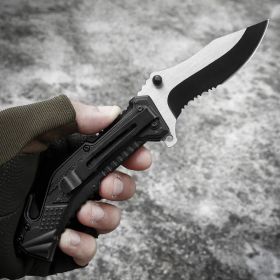 Folding Wilderness Survival Emergency Knife