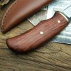 Mahogany Handle Survival Knife With Sheath