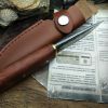 Mahogany Handle Survival Knife With Sheath