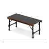 Outdoor Collapsible Multipurpose Camping Barbecue Picnic Beech Wood Table