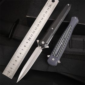 Outdoor Portable Folding Knife With Plastic Handle