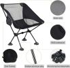 Portable Camping Chair Anti-Slip Feet & Carry Bag Capacity 220 Lbs