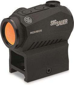 SIG SAUER ROMEO5 1X20mm 2 MOA Red Dot Reticle Gun Sight