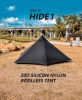 Single 20D Silicon Lightweight Privacy Tent