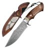 Outdoor Self-defense Damascus Steel Forged Knife