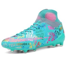 Fashion Breathable Broken Nail Soccer Shoes (Option: Moonlight Spike-33)