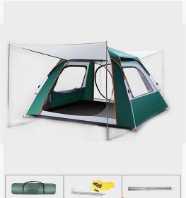 Foldable Automatic Thickening Sunscreen Wild Picnic Home Full Set Camping Tent (Option: Two doors and Windows58-3 Style)