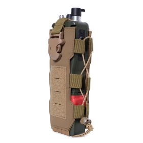 Tactical Survival Molle Water Bottle Bag (Color: Khaki)