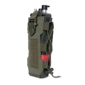 Tactical Survival Molle Water Bottle Bag (Color: Green)