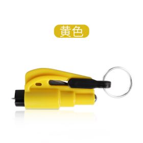 Emergency Escape Vehicle Glass Hammer (Color: Yellow)