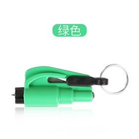 Emergency Escape Vehicle Glass Hammer (Color: Green)