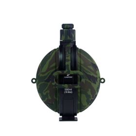 Collapsible Military Water Canteen with Compass (Color: A2)