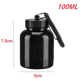 Mini Portable Protein Powder Bottles with Keychain (Color: 100ml-01)