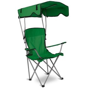 Foldable Outdoor Canopy Chair (Color: Green)