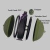 Collapsible Military Water Canteen with Compass