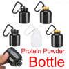 Mini Portable Protein Powder Bottles with Keychain